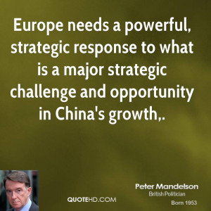 Europe needs a powerful, strategic response to what is a major ...