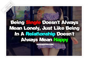 quotes about being single
