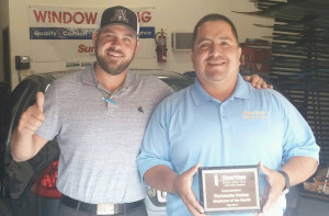 Fernando Tucson Tint Employee Of The Month
