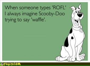 Rofl Scooby Doo Waffle