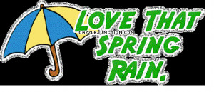 Spring Love Rain quote