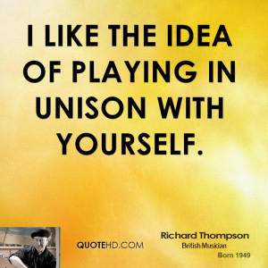 like the idea of playing in unison with yourself.