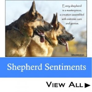 german shepherd designs combining humorous quotes phrases and ...