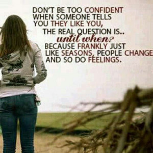 Over confident