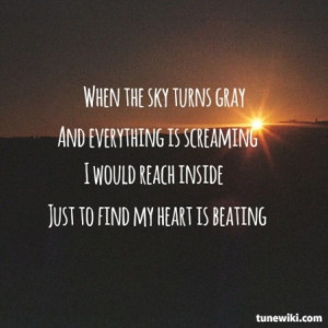 ... bring it down, I'm bleeding out for you. Bleeding Out- Imagine Dragons