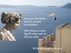 It’s time that I’m usually short of, not ideas.