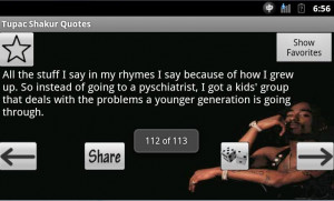 Tupac Shakur Quotes - screenshot