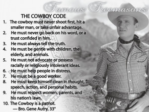 Gene Autry - the cowboy code