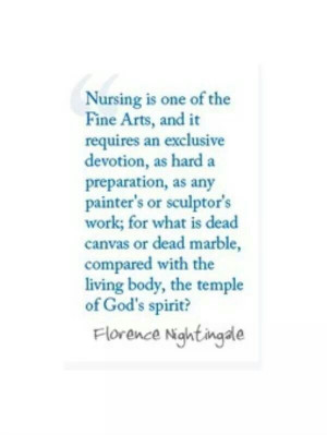 Florence Nightingale nursing quote