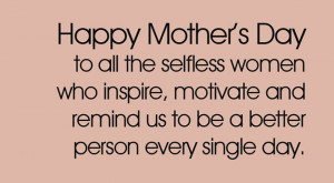 inspirational quotes about mothers day