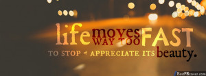 Life Move Too Fast Facebook Timeline Cover