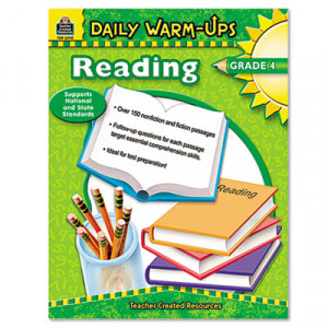 Teacher Created Resources Daily Warm-Ups: Reading, Grade 4, Paperback ...