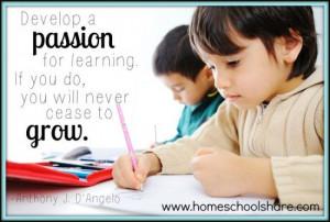 develop a passion for learning
