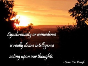 Synchronicity Or Coincidence Is Really Divine Intelligence Acting Upon ...