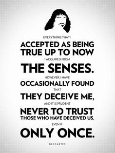 Philosophy Posters: Beautiful and Inspiring Words. #Descartes More