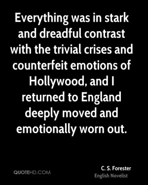 in stark and dreadful contrast with the trivial crises and counterfeit ...