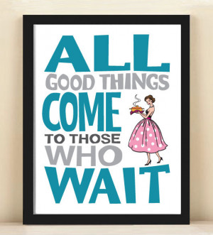 Retro poster, quote print, wall decor, dining room, wall sign, 11x14 ...