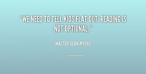 Walter Dean Myers Quotes