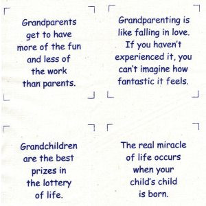 Talking Quilts Mini Grandchildren quotes, 3 1/2
