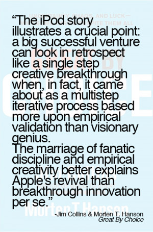 ... quote-breakthrough-innovation Fanatic discipline and empirical