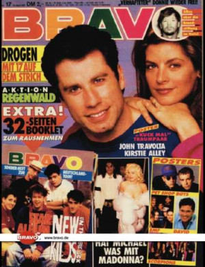 Bravo - 17/91, 18.04.1991 - John Travolta / Kirstie Alley -