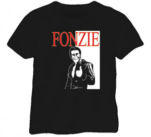 Fonzie Happy Days Cool Retro Scarface Funny T Shirt