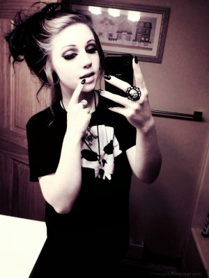 beautiful emo girl selfie gorgeous beauty