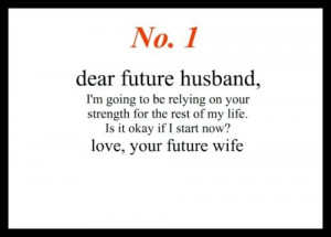 Dear Future Husband