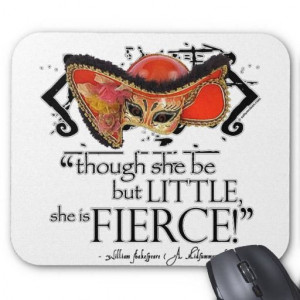 ... quotes | Shakespeare Midsummer Night's Dream Fierce Quote Mousepad