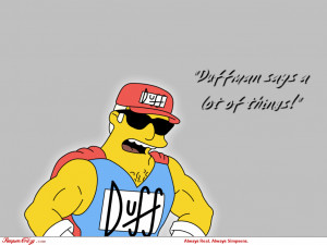 Simpsons Duffman