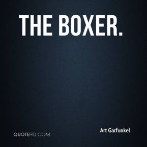 Art Garfunkel - The Boxer.