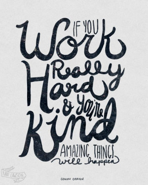 Amazing Things Typography Art Print
