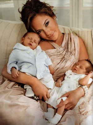 Jennifer Lopez Marc Anthony Casper Smart Twins 3