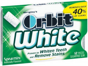 Orbit White Gum Sugarfree