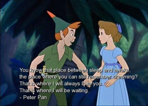 Peter pan best quotes sayings cute love you happiness