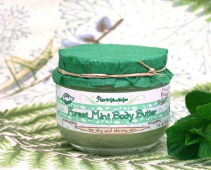 Forest Mint Body Butter Vegan Natural with Whipped Shea butter
