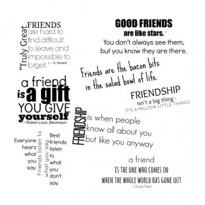 Word Art Collection 8 Quotes - Words and Phrases Clip art Best Friends ...