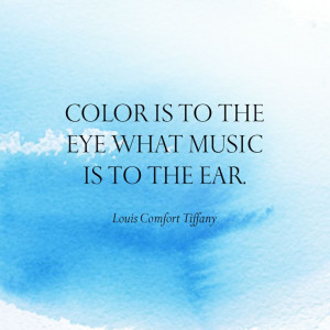 ... ear.” —Louis Comfort Tiffany #TiffanyPinterest #TiffanyBlueBook
