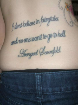 Avenged Sevenfold Lyrics picture