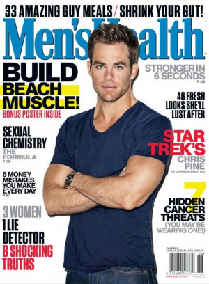 Chris Pine for Men's Health, June 2013