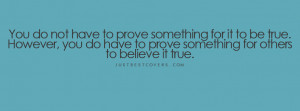 prove something facebook cover photo