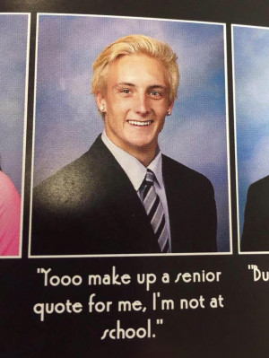 Funny Yearbook Quotes, Class of 2015 Yearbook
