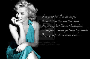 Marilyn Monroe quote 2 by shymoneshaldi