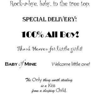 Baby Boy Quotes for Scrapbooking