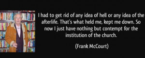 Famous ‘Frank McCourt’ Quotes (Author of Angela’s Ashes)