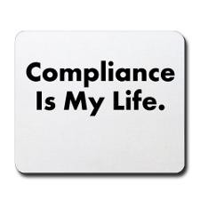 Motivational or Demotivational Compliance Mousepad for