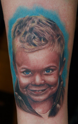Guy Tattoo Little tough guy tattoo by