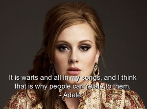 Adele Song Quotes
