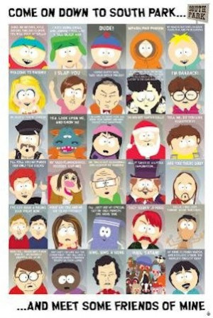South Park - Meet Some Friends Quotes Poster