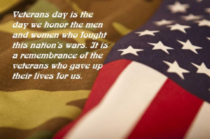 Veterans Day Is The Day We Honor The Men And Women Who Fought This ...